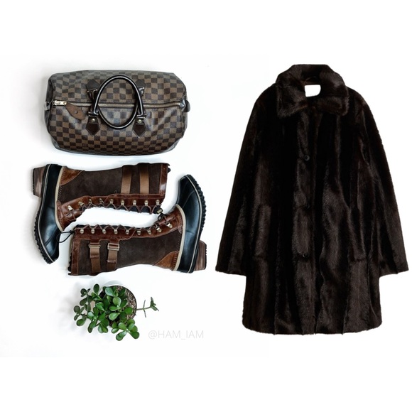 NWT H&M Rare SOLD OUT A/W 2024 Charli XCX H&M Faux Fur Fluffy Coat - Picture 6 of 7